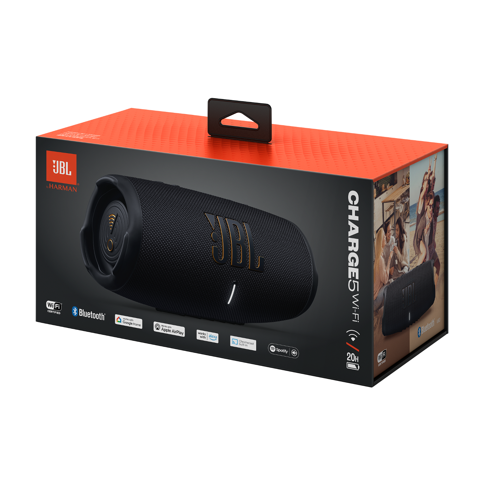 JBL Charge 5 Wi-Fi | ポータブル Wi-Fi / Bluetooth スピーカー