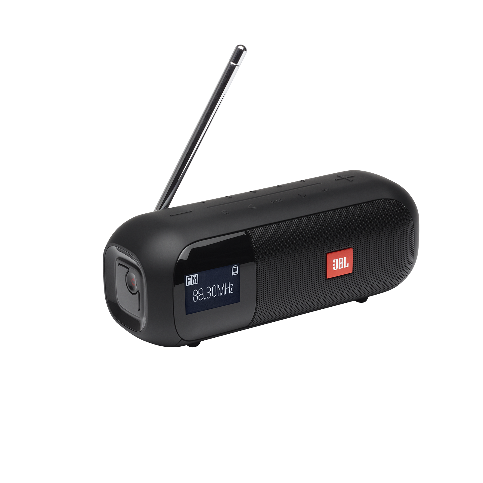 JBL Tuner 2 FM - Black - Portable FM radio with Bluetooth - Hero