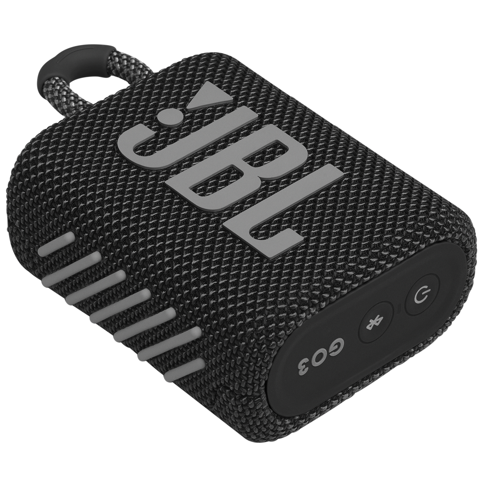 JBL Go 3 - Black - Portable Waterproof Speaker - Detailshot 3