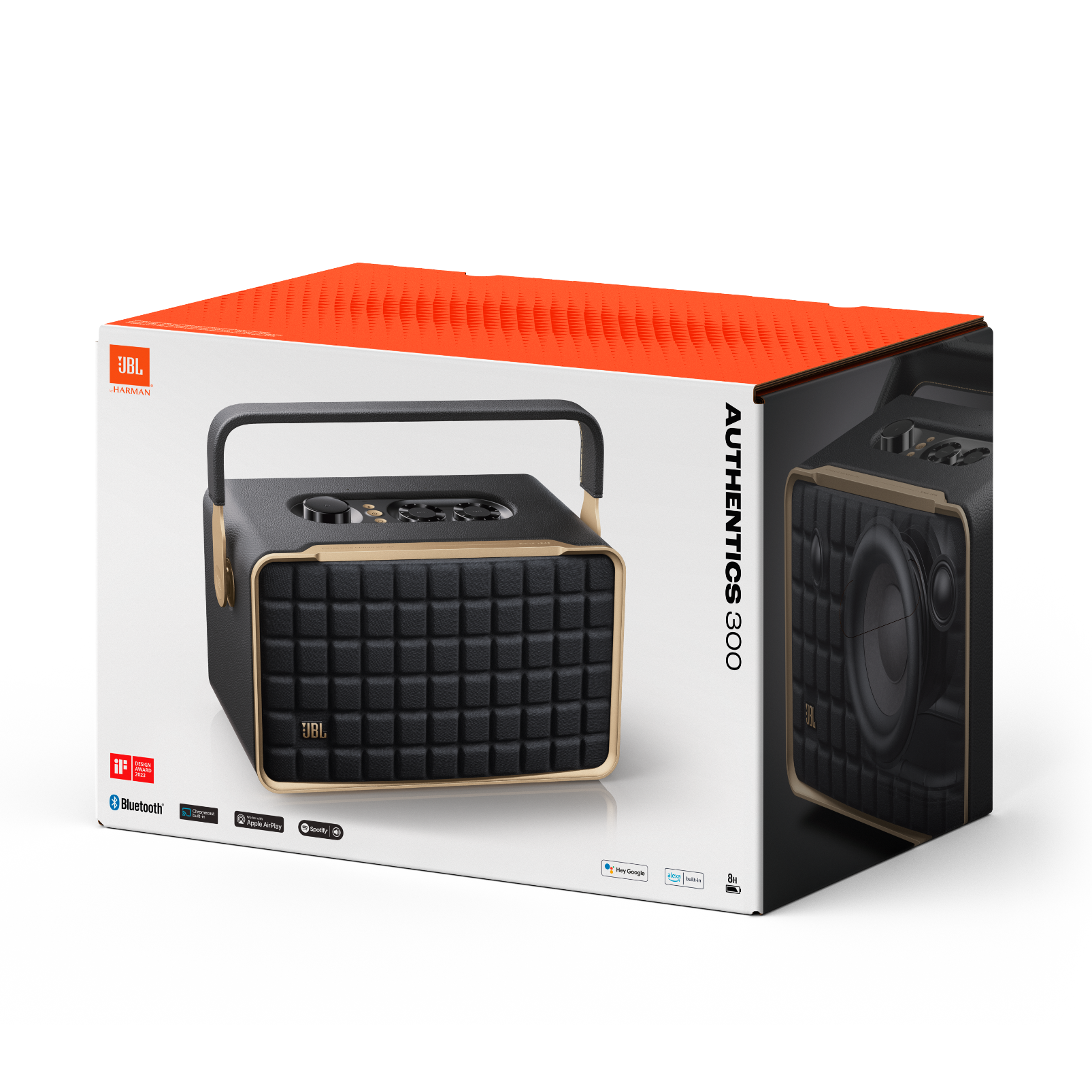 JBL Authentics 300 | オーセンティックデザインのポータブル