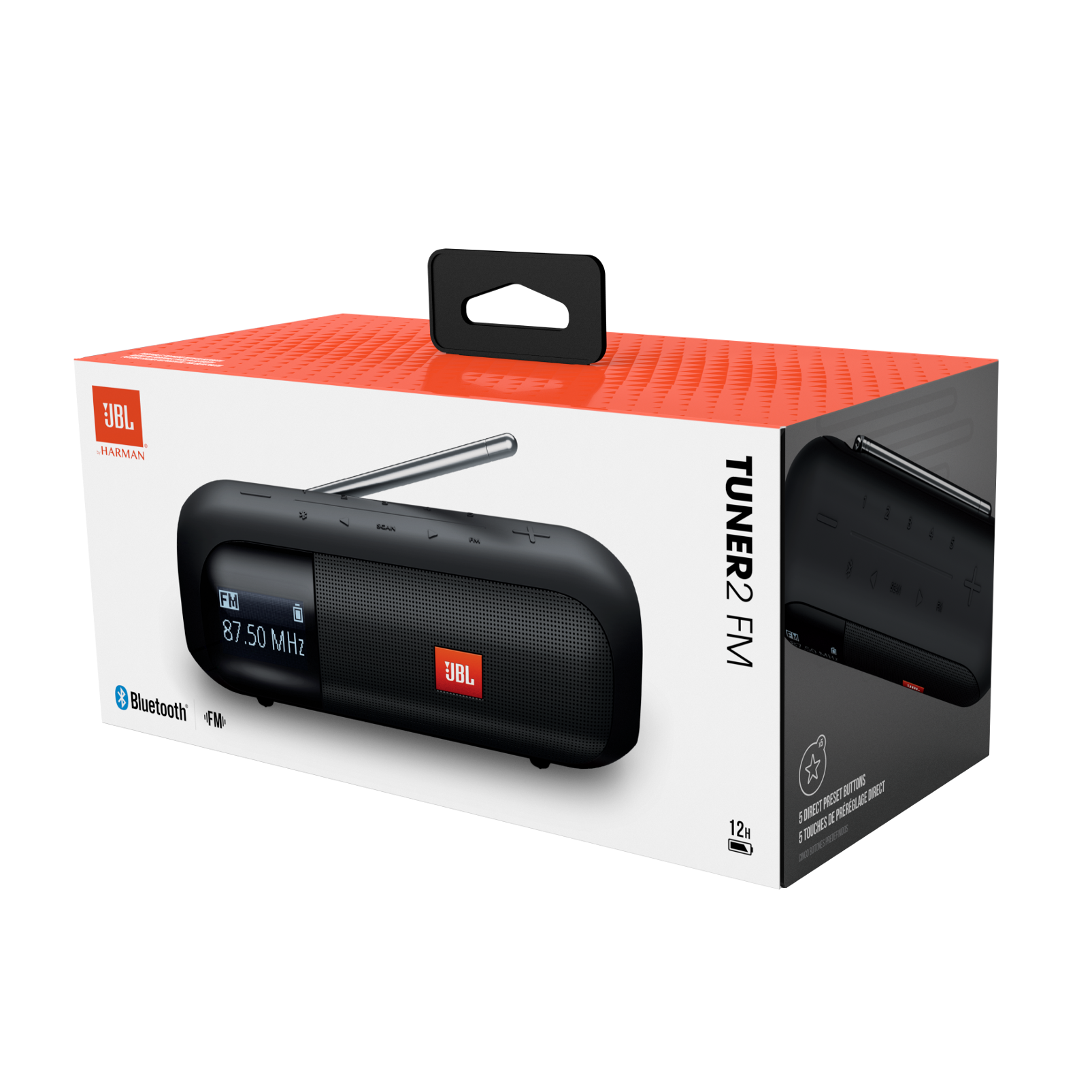 Amazon.co.jp: JBL TUNER FM Bluetoothスピーカー ポータブル/ラジオ/ワイドFM対応 ブラック  JBLTUNERFMBLKJN 【国内正規品】 : 家電＆カメラ