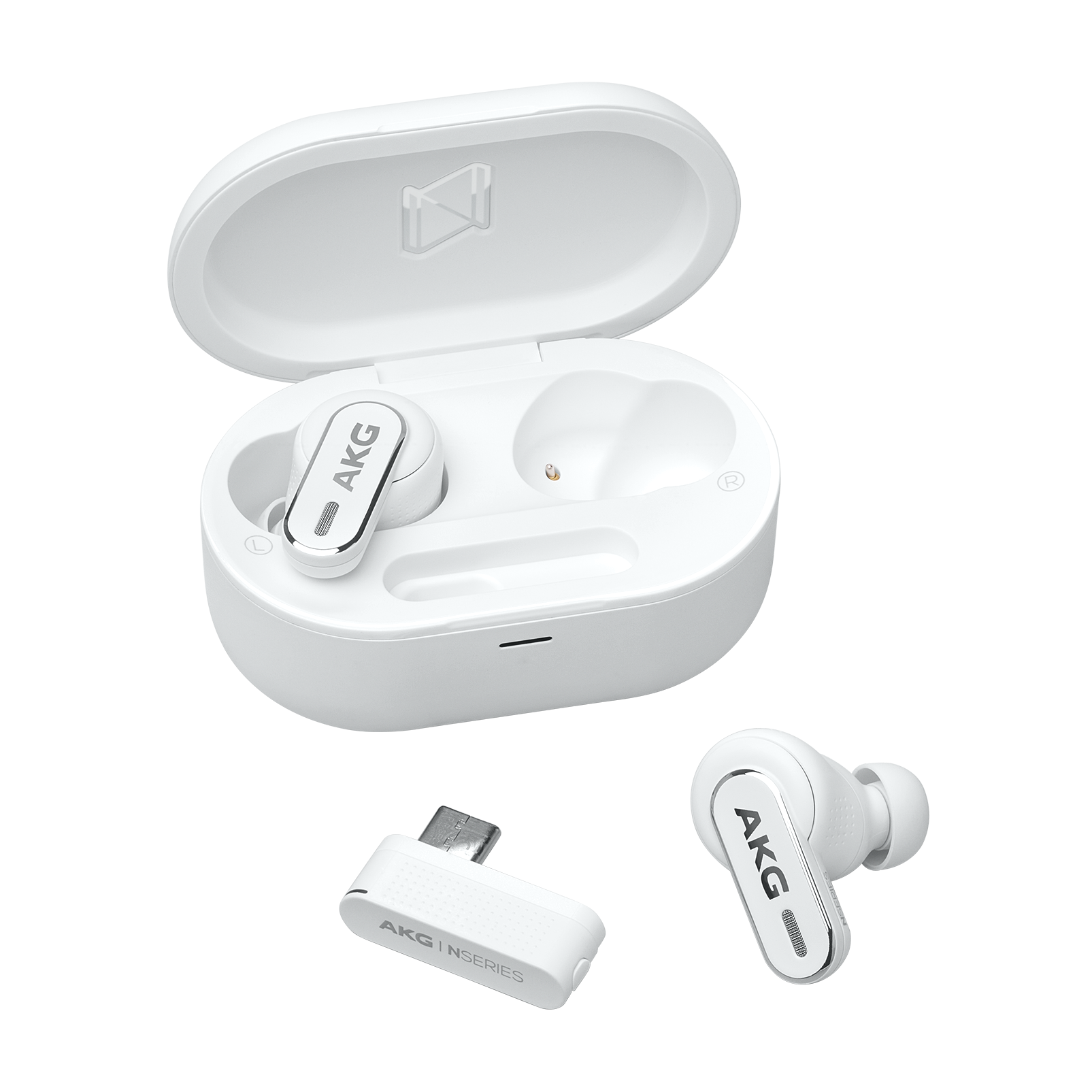 AKG N5 Hybrid ワイヤレスイヤホン ホワイト　美品 AKG N5 Hybrid | ハイブリッドノイズキャンセリング完全