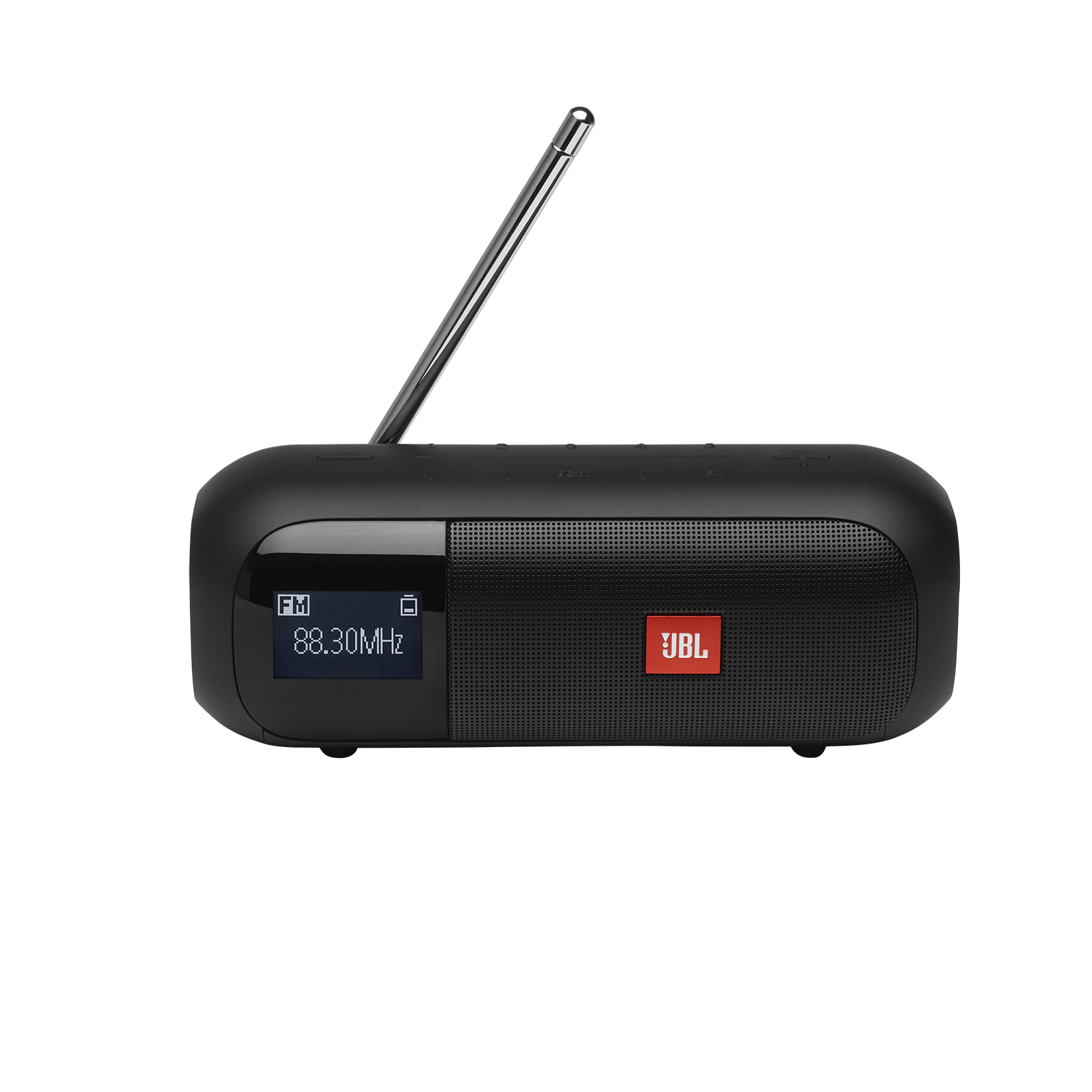 Amazon.co.jp: JBL TUNER 2 FM Bluetoothスピーカー 防水/ポータブル/ラジオ/ワイドFM対応/USB  Type-C充電/IPX7 ブラック JBLTUNER2FMBLKJN : 家電＆カメラ