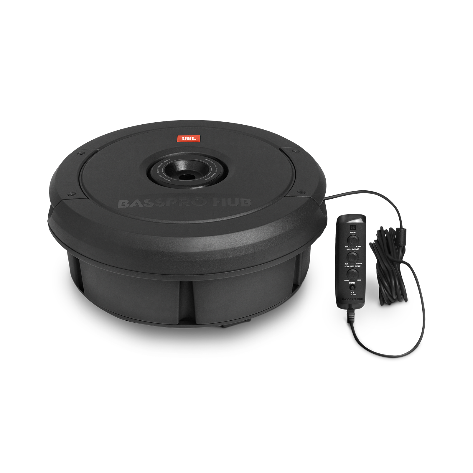 JBL BassPro Hub | 11インチ（279mm）リモコン付き200Wパワードサブウーファー
