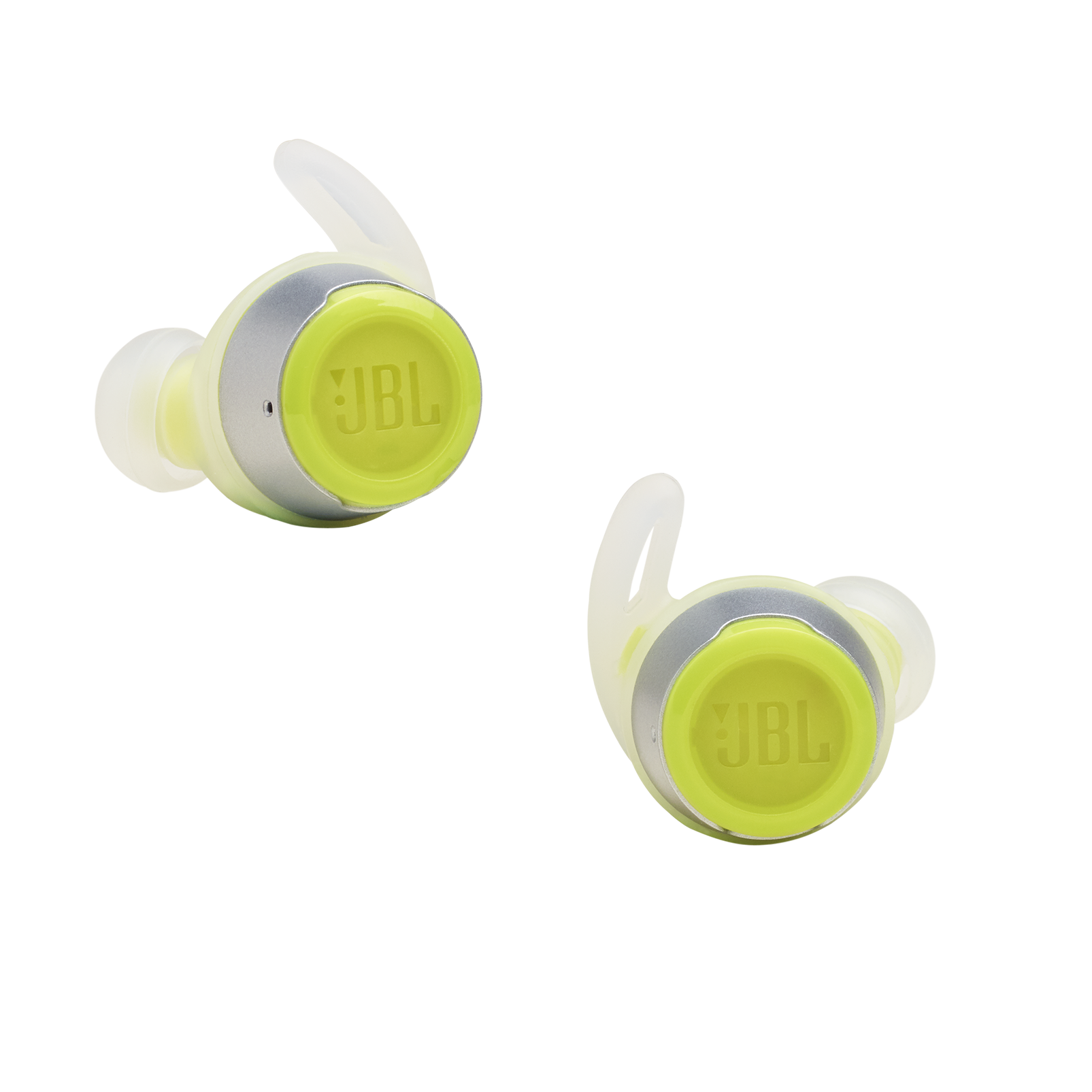 JBL Reflect Flow - Green - Waterproof true wireless sport earbuds - Detailshot 3