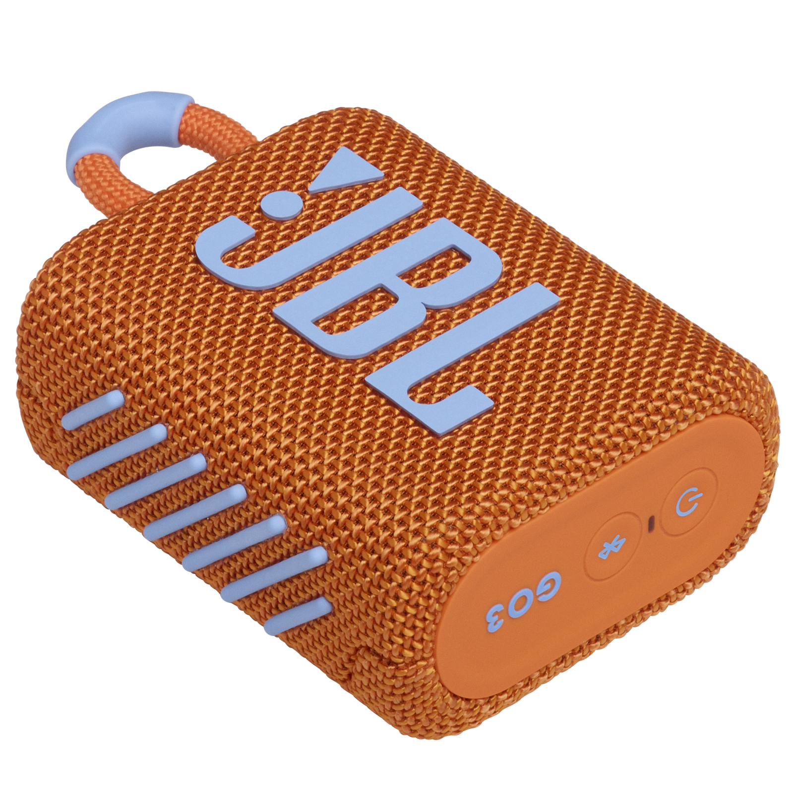 JBL Go 3 - Orange - Portable Waterproof Speaker - Detailshot 3