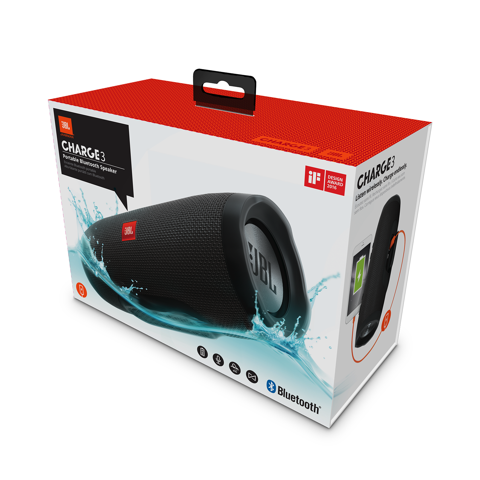 Jbl Charge 3 チャージ3 Jbl Bluetoothスピーカー ワイヤレス ブルートゥース